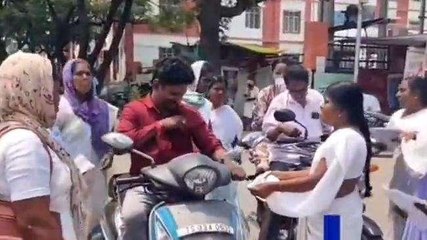 పెద్దపల్లి: వినూత్న రీతిలో ఏఎన్ఎంల నిరసన.. ఏం చేశారంటే..!