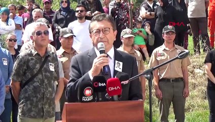 ORMAN YANGININDA ÖLEN ORMAN ŞEFİNE EŞİ VE KIZINDAN GÖZYAŞLARIYLA VEDA