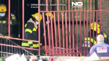 Incêndio no centro de Joanesburgo faz dezenas de mortos