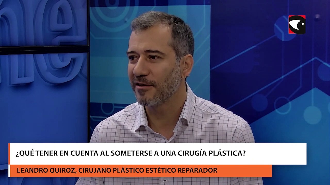 Leandro Quiroz dijo"es importante tener en cuenta los riesgos a la hora de realizarse una cirugía estética"