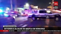 Alcalde de Nautla fue detenido por posesión de arma de fuego: Cuitláhuac García