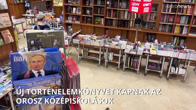Új történelemkönyvet kapnak az orosz középiskolások