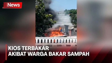 Empat Kios di Taman Sari Bandung Terbakar, Penyebab Diduga akibat Bakar Sampah