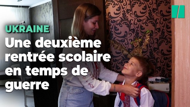 Guerre en Ukraine : les écoliers font leur deuxième rentrée des classes depuis le début du conflit