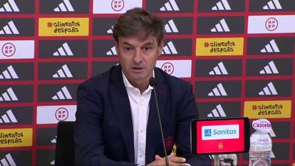 El seleccionador sub-21 califica los comportamientos de Rubiales de "inadmisibles"