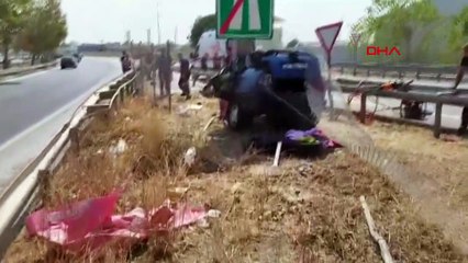 Karacabey'de Otomobil Direğe Çarptı: 1 Ölü