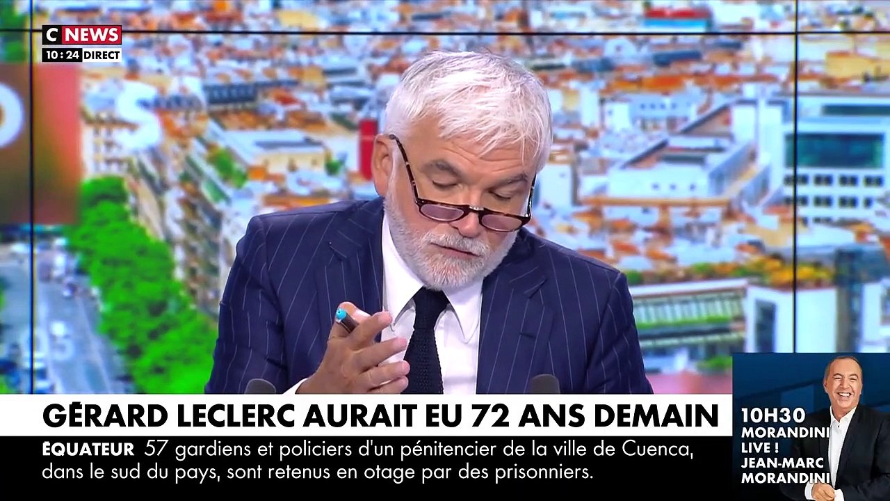 "Nous aimions Gérard" : Bouleversé, Pascal Praud rend un tendre hommage à Gérard Leclerc dans L'Heure des pros
