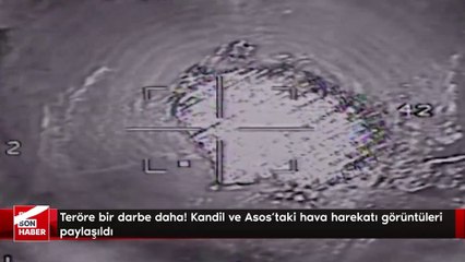Teröre bir darbe daha! Kandil ve Asos'taki hava harekatı görüntüleri paylaşıldı