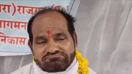 राजगढ़: पचोर में आमरण अनशन पर बैठे समाजसेवी रामचंद्र नागर