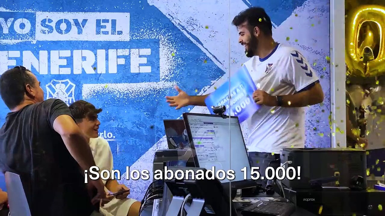 Abonado 15.000 del CD Tenerife