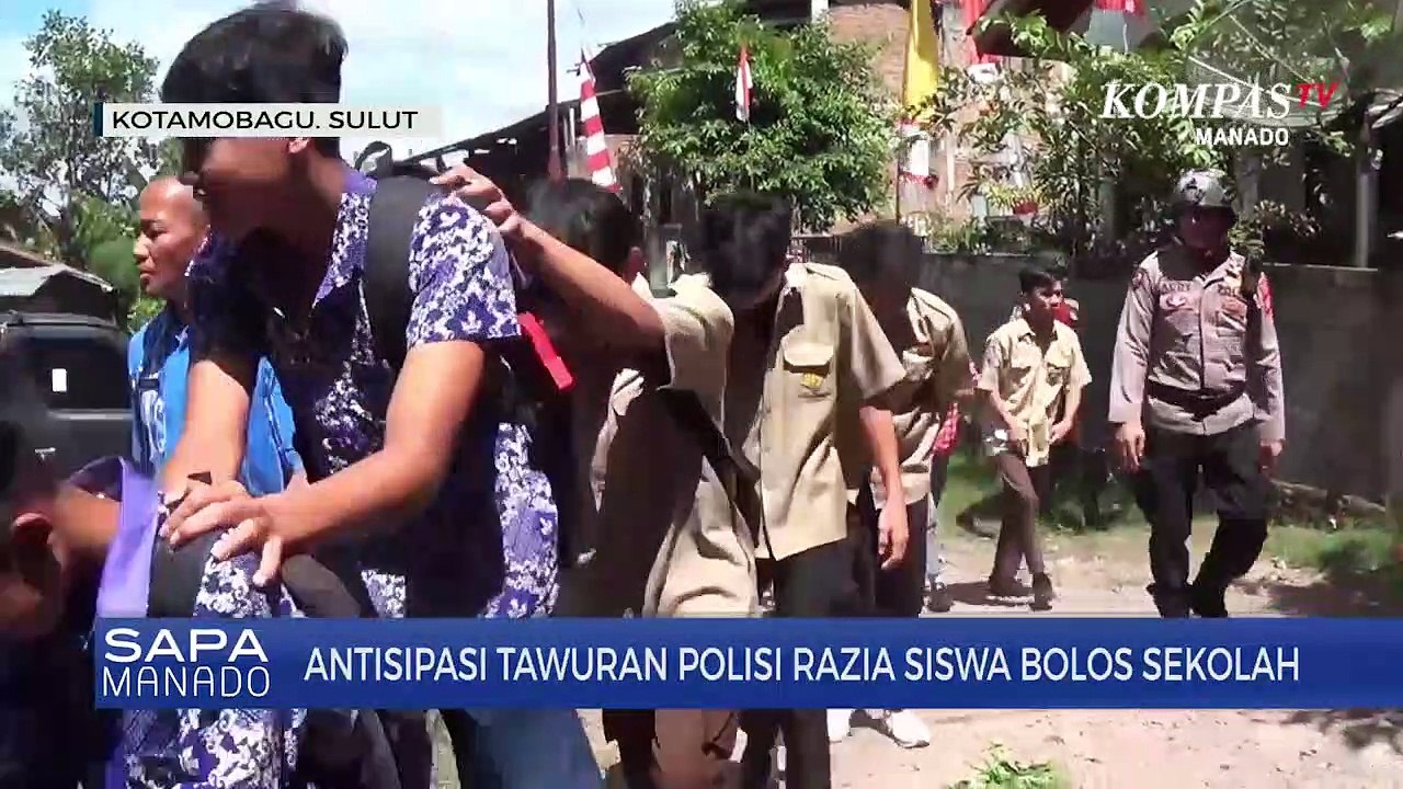 Sejumlah Siswa Tidak Masuk Sekolah Diamankan Petugas Gabungan