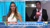 Cuarto intermedio en audiencia de Angélica Sosa