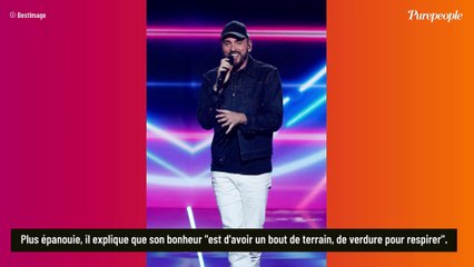 Christophe Willem a quitté Paris, une "prison dorée", pour le Val-d'Oise, confidences sur son bout de terrain