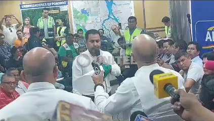 En medio de gritos, Gobernación de Santa Cruz abandona reunión técnica por el proyecto Buena Vista - Las Cruces