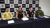 Coletiva de imprensa sobre a Operação Corsários II, deflagrada em Umuarama e Maria Helena