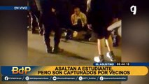 Delincuentes en “manada” ingresan a robar local de eventos en Comas