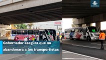 Bloqueos en la México-Pachuca; transportistas exigen un alto a las extorsiones