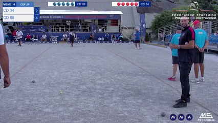 CHAMPT DE FRANCE DOUB JEU PROVENCAL - BRIANCON - 32è CD34 VS CD08