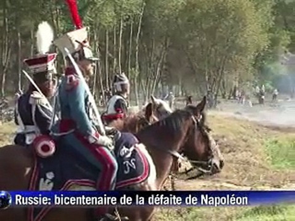 Reconstitution: les Russes combattent l'armée de Napoléon près de Moscou