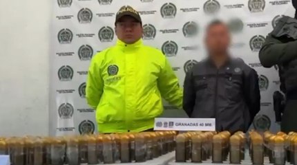 Incautan arsenal de guerra a negociador de las disidencias, que sería usado para atacar a la fuerza pública