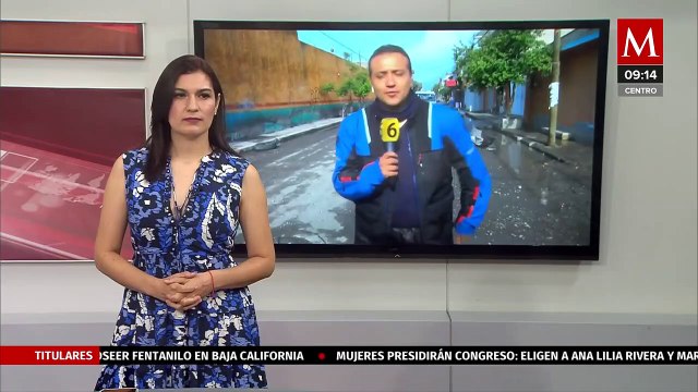 Inician labores de limpieza en Valle de Chalco, Edomex; tras fuertes lluvias