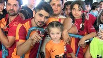 Galatasaray Gaziantep FK maçı için Gaziantep'e geldi