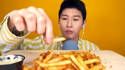 ASMR Eating Duck Fat French Fries (NO TALKING)