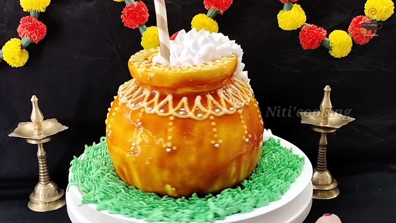 जन्माष्टमी पर घर मे बनाओ आसानी से मटका केक | Matka cake recipe | Janmashtami special | birthday cake