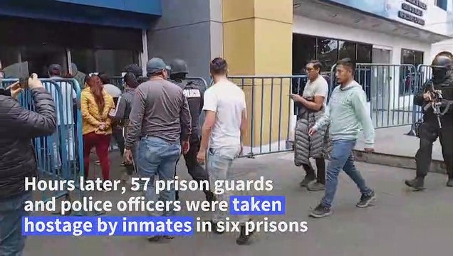 Car bombs rock Ecuador capital as prisoners seize 57 guards, police