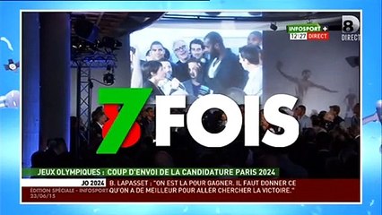 Alessandra Sublet enchaîne les bourdes lors de la cérémonie de candidature des JO 2024