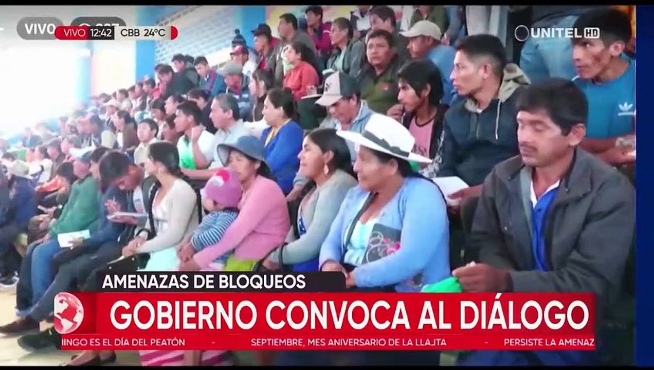 Gobierno denuncia perjuicios por posibles bloqueos, invoca al diálogo, pero dice que respeta la autonomía de la Csutcb
