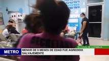 Madre denuncia que cuñada agredió a su hijo de 9 meses. Cortesía: Metro TV Choluteca