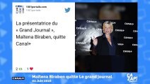 Maïtena Biraben quitte Le Grand Journal : qu'en disent les internautes ?