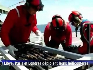 Libye: des hélicoptères anglais et français en action, Hague à Benghazi