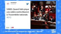 La colère de Valls contre Macron à l'Assemblée inspire les internautes !