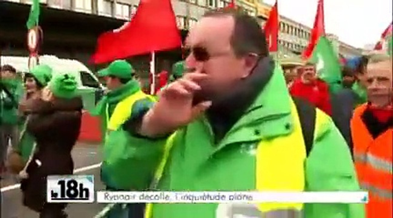 Bruxelles : premiers vols Ryanair dans le chahut