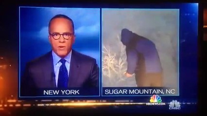 Le présentateur météo surpris en train d'uriner en direct !