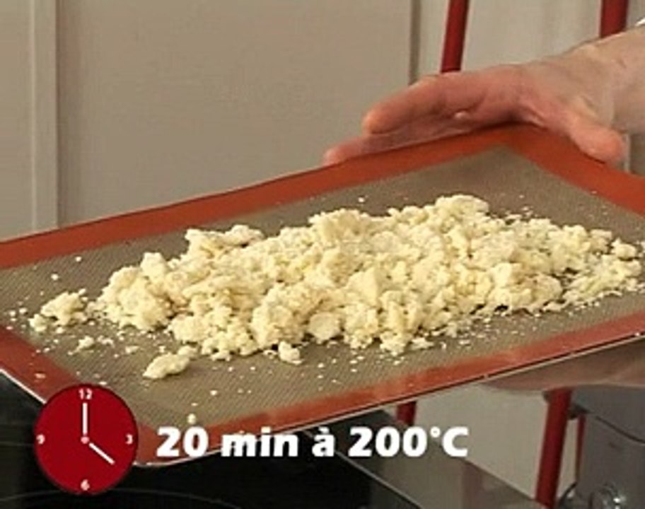 Tartare de boeuf au basilic et crumble au parmesan Parmigiano Reggiano