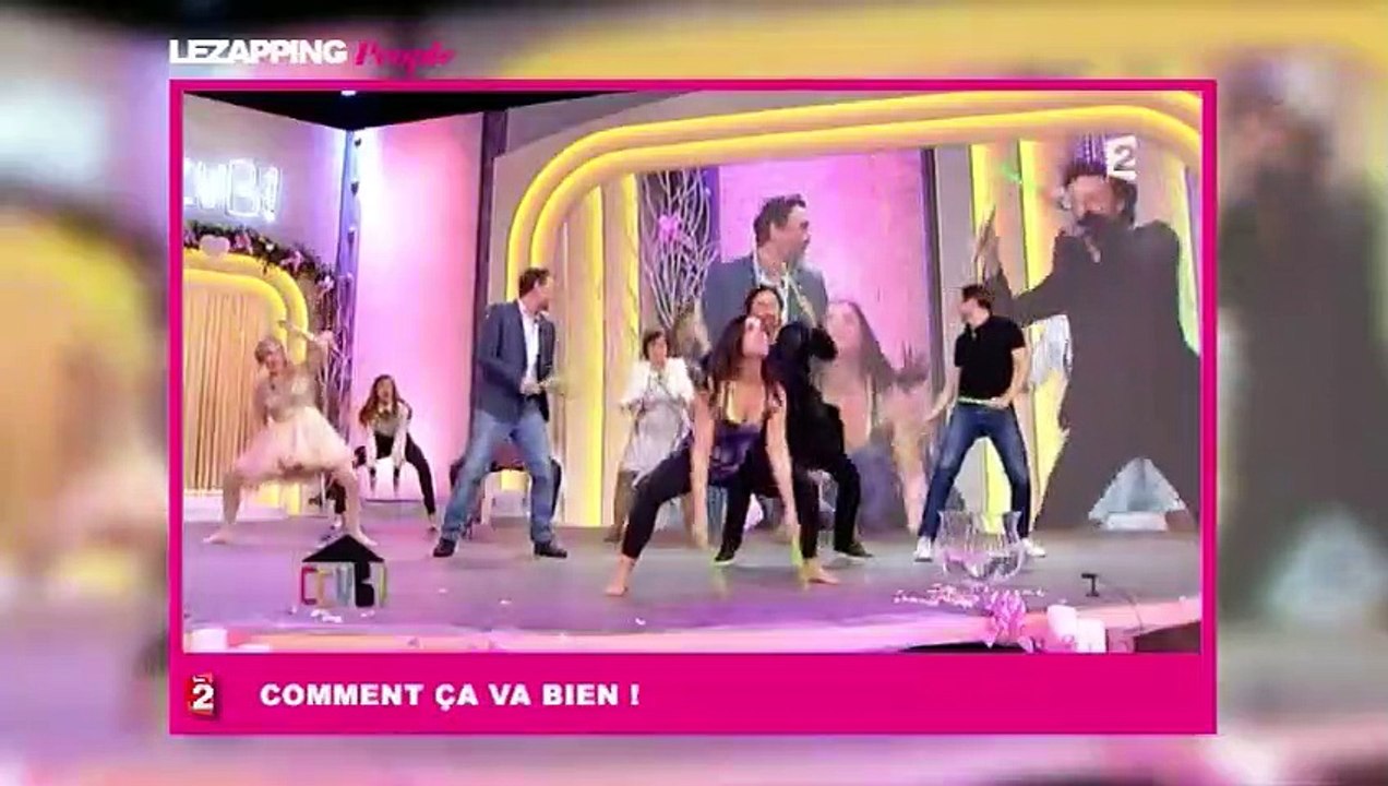 Caroline Ithurbide en T-shirt mouillé dans Touche pas à mon poste