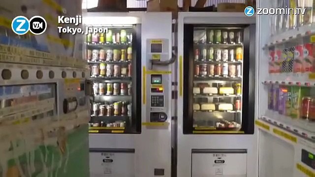 Au Japon, les distributeurs automatiques sont atypiques