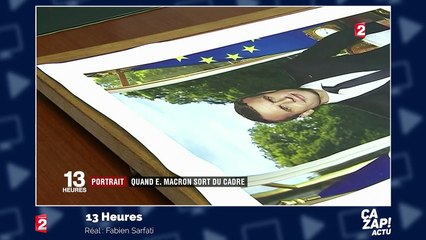 Quand le portrait d'Emmanuel Macron pose problème