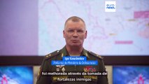 Rússia e Ucrânia reclamam avanços na guerra