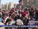 Entre fête et contestation, l'Egypte commémore la révolte anti-Moubarak