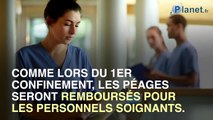 Les péages remboursés pour les personnels soignants