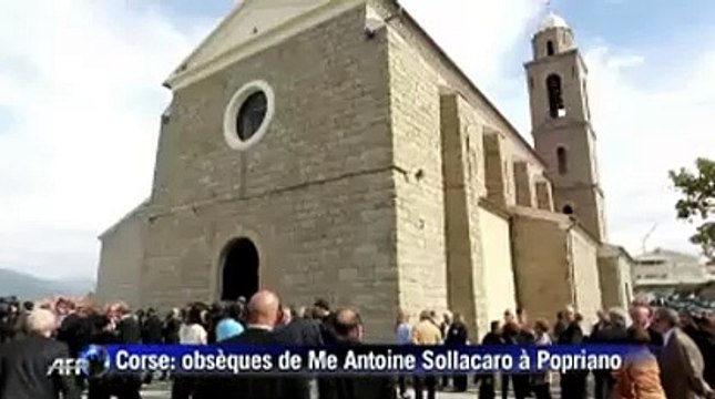 Corse: un millier de personnes aux obsèques d'Antoine Sollacaro