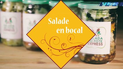 Salade en bocal : carottes et thon