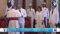 Abinader recibe credenciales del nuncio apostólico y embajadores | Primera Emisión SIN