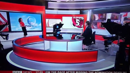 Une Miss Météo prise d'un fou rire incontrôlable en plein direct