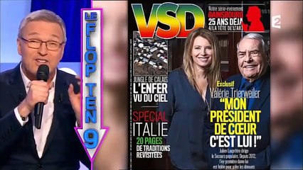 Laurent Ruquier vanne Valérie Trierweiler : "Elle a pas eu de mal à trouver sa place d'ex-première dame !"