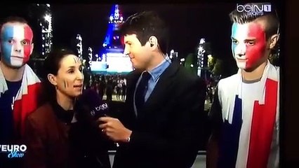 Euro 2016 : un journaliste de beIN Sports empêche une jeune femme de parler de la loi travail